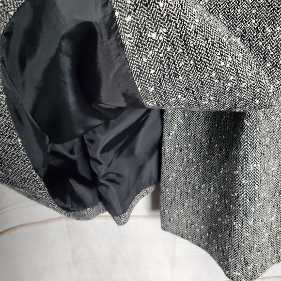 Norton McNaughton Vintage Blazer Womens 16 Wool Gray Speckled Double Breasted - Picture 6 of 11